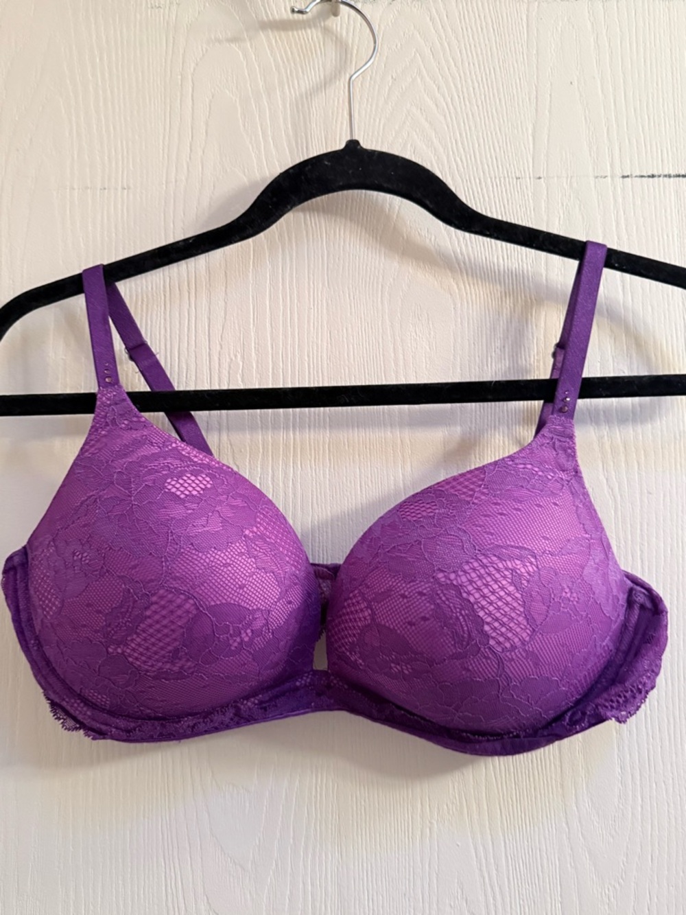 Victoria’s Secret Purple Lace Push-Up Bra - Women Intimates